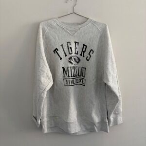 Threads Mizzou Missouri Tigers Athletic Dept Sweatshirt Grey XL